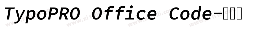 TypoPRO Office Code字体转换